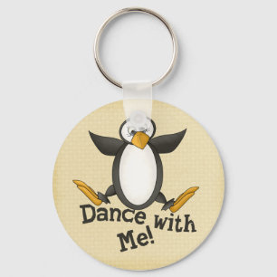 Dancing Penguin Keychain