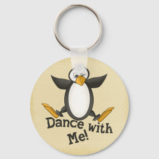 Dancing Penguin Keychain