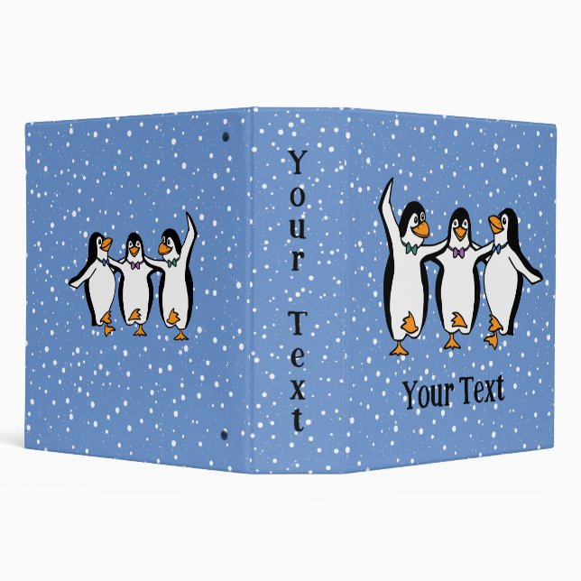 Dancing Penguins Design Binder (Background)
