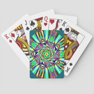 Dancing pentagon playing cards