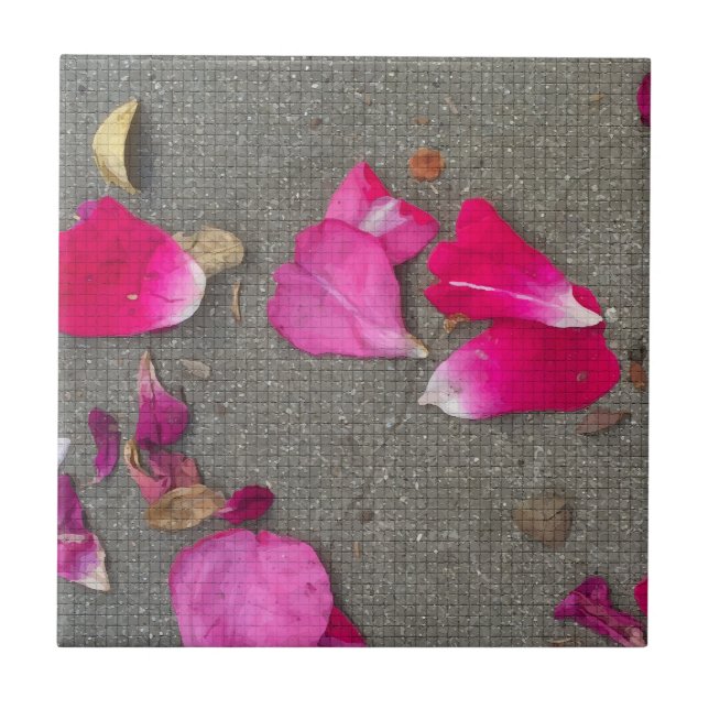 Dancing Petals IV Tile (Front)