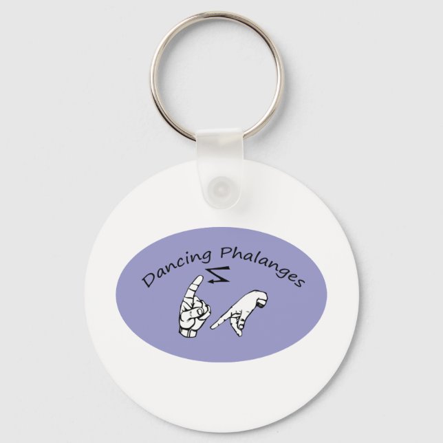 dancing phalanges keychain (Front)