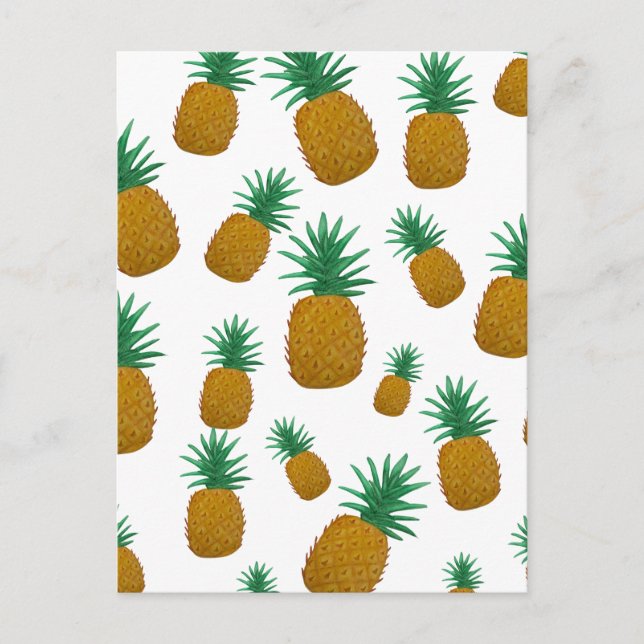 Dancing pineapples postcard (Front)