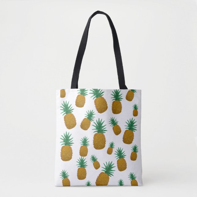 Dancing pineapples tote bag (Front)