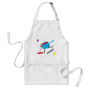 dancing pot with hearts 05 CHANA Standard Apron