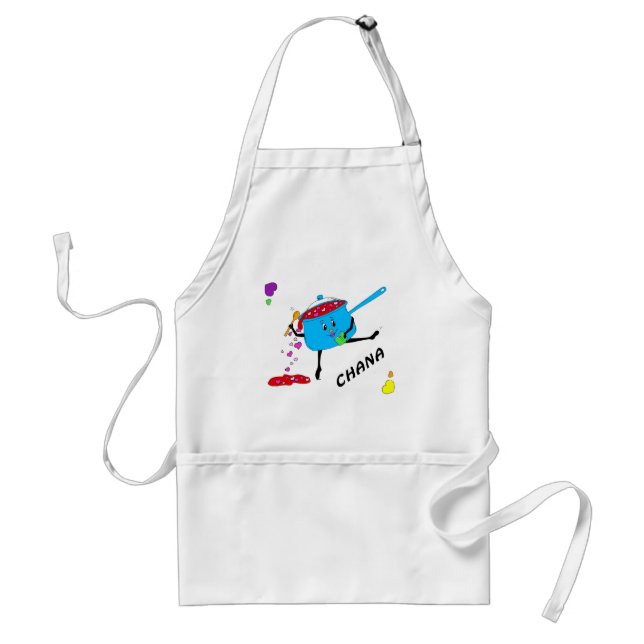 dancing pot with hearts 05 CHANA Standard Apron (Front)