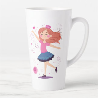 Dancing Princess Ballerina Latte Mug