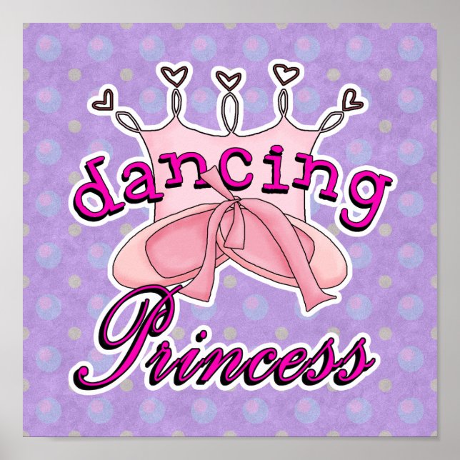 Dancing Princess Ballet Design Poster (Front)