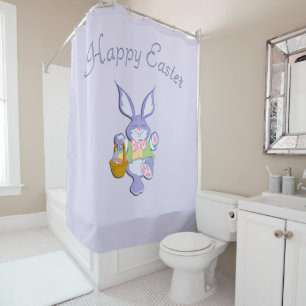 Dancing Purple Easter Bunny Lavender