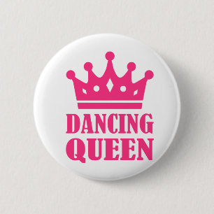 Dancing queen 2 inch round button