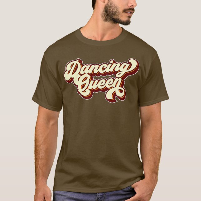 Dancing Queen 70s Disco T-Shirt (Front)