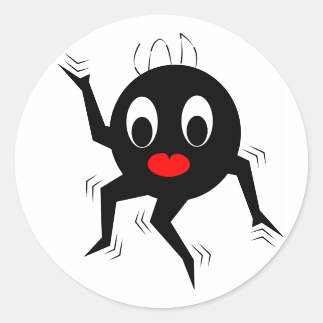 Dancing Queen Classic Round Sticker (Front)