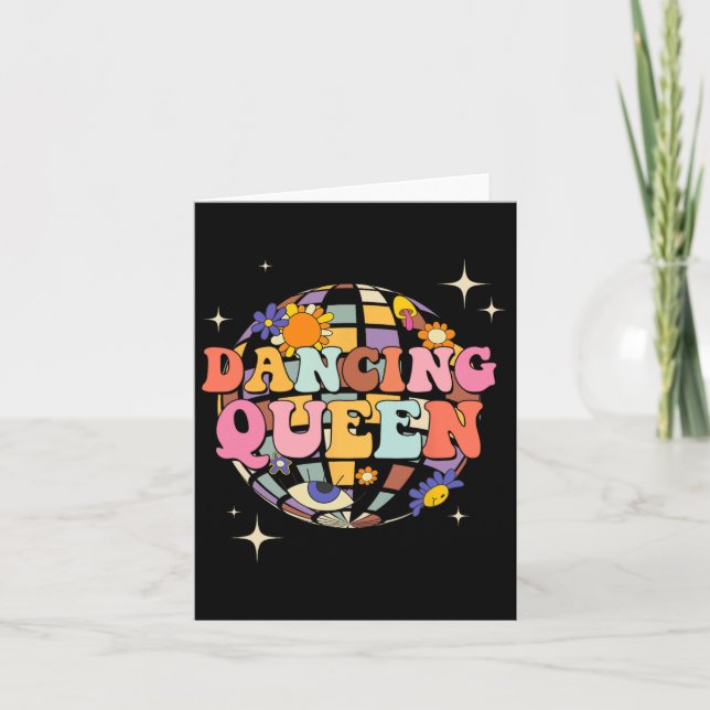 Dancing Queen Dance Mom For Dance Parties  Card (Front)