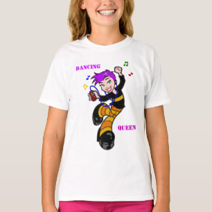 Dancing, Queen-Girls Ringer T-Shirt