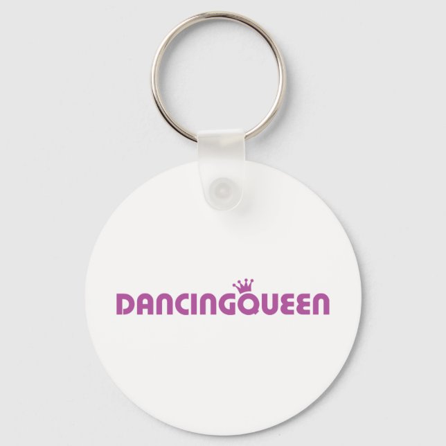 dancing queen icon keychain (Front)
