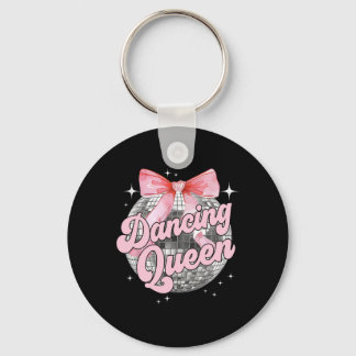 Dancing Queen Shirt Dancing 70s 80s Women Girl Keychain