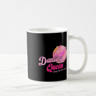 Dancing Queen Tee 17 Birthday Vintage Dancing Disc Coffee Mug