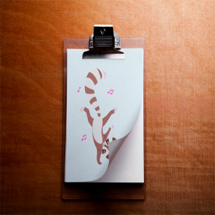 Dancing Raccoon Breakdance Vibes – Cute Animal Str Clipboard