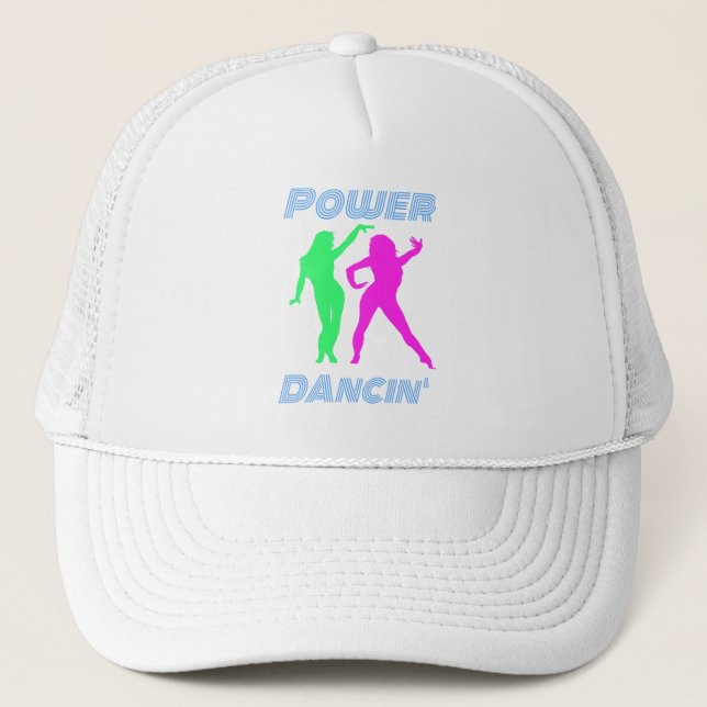 Dancing - Retro Power Dancin 'Girls Trucker Hat (Front)
