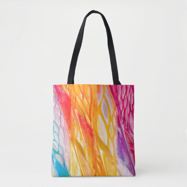 Dancing Ribbon Nebula Tote Bag (Front)