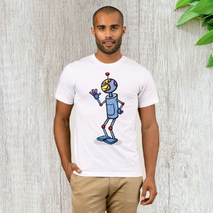 Dancing Robot Mens T-Shirt