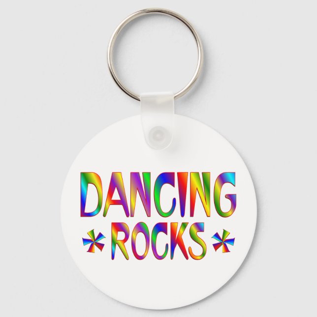 Dancing Rocks Keychain (Front)
