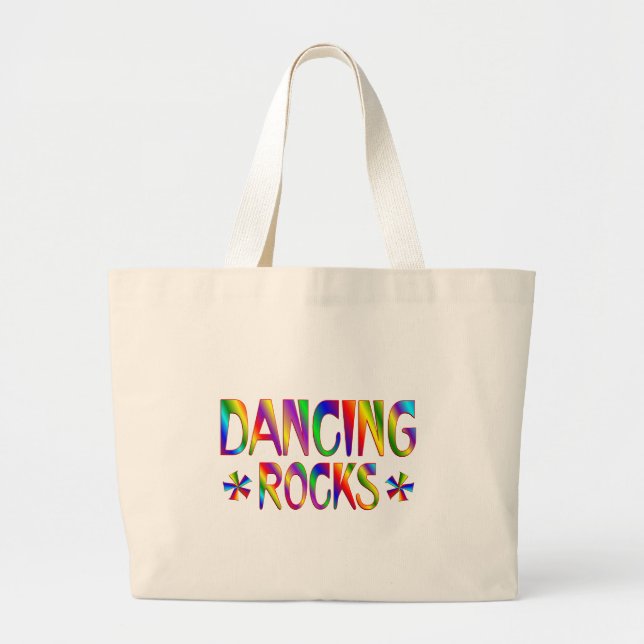 Dancing Rocks Large Tote Bag (Front)