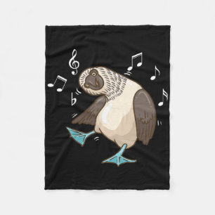 Dancing S I Blue-footed Boo Fleece Blanket