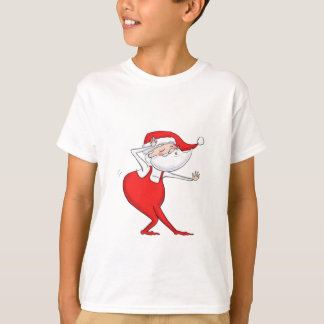 Dancing Santa Claus Christmas Kids T-shirt
