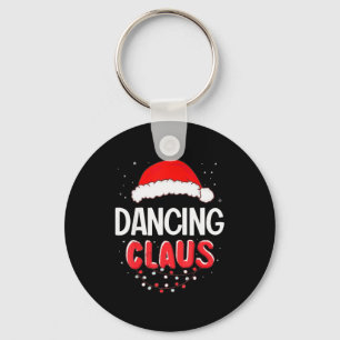 Dancing Santa Claus Christmas Matching Costume Keychain
