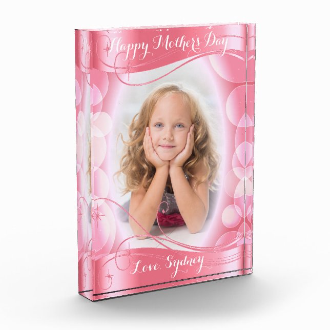 Dancing Script in Pretty Pink - DIY Photo Template (Left)