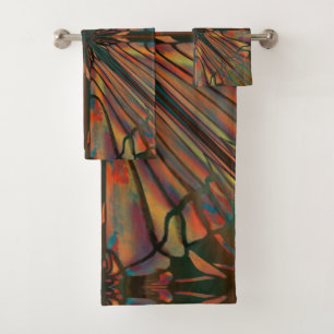 Dancing Shadows Of The Scorpion King Pattern  Bath Towel Set