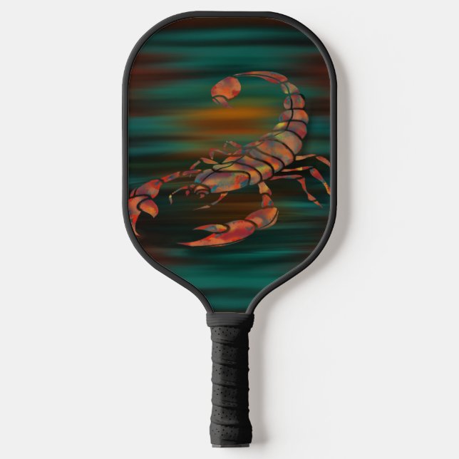 Dancing Shadows Of The Scorpion King Pickleball Paddle (Front)