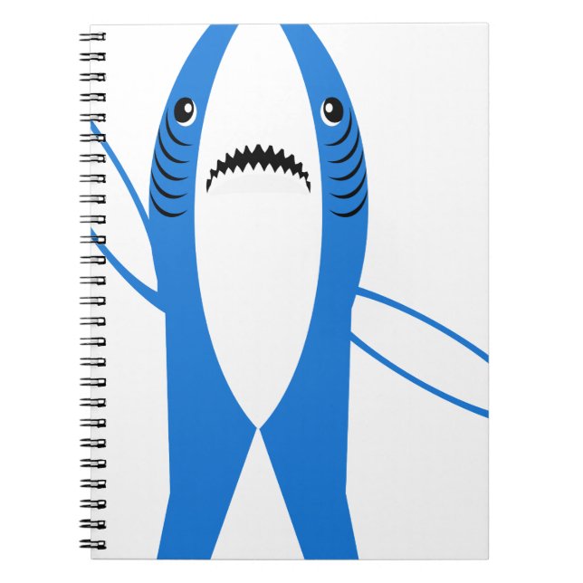 Dancing Shark Notebook (Front)