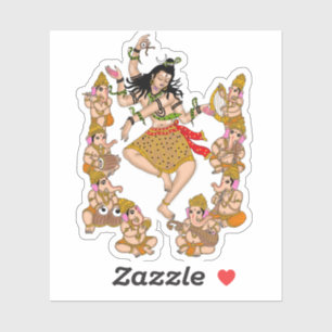 Dancing Shiva Sticker