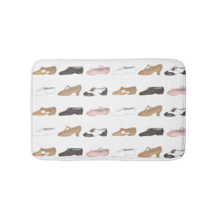 Dancing Shoes Ballet Tap Jazz Lyrical Acro Studio Bath Mat