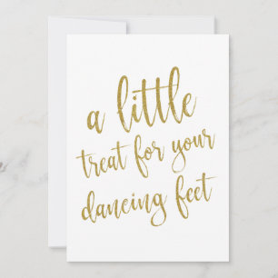 Dancing Shoes Gold Glitter Affordable Sign