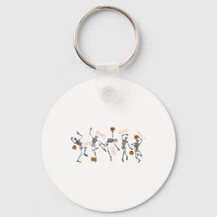 Dancing Skeleton Bible Verse Dry Bones Come Alive  Keychain