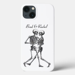 Dancing Skeleton Couple Personalized Phone Case