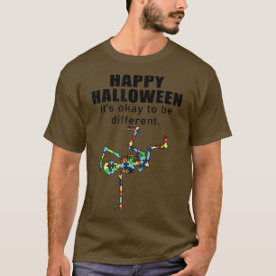Dancing skeleton Dance Scary Happy Halloween T-Shirt