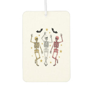 Dancing Skeleton Halloween Air Freshener