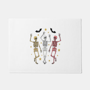 Dancing Skeleton Halloween Doormat