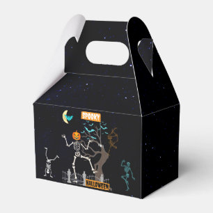 Dancing Skeleton Halloween Party Favour Box