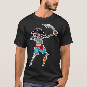 Dancing Skeleton I DAB I Dabbing I  Pirate T-Shirt