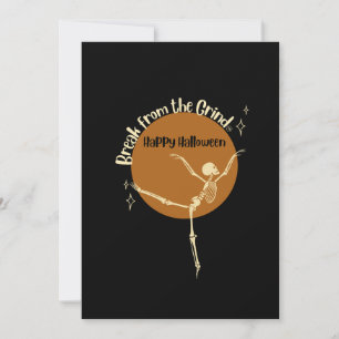 Dancing Skeleton Invitation