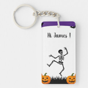 Dancing Skeleton Keychain