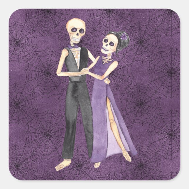 Dancing Skeleton Sticker (Front)