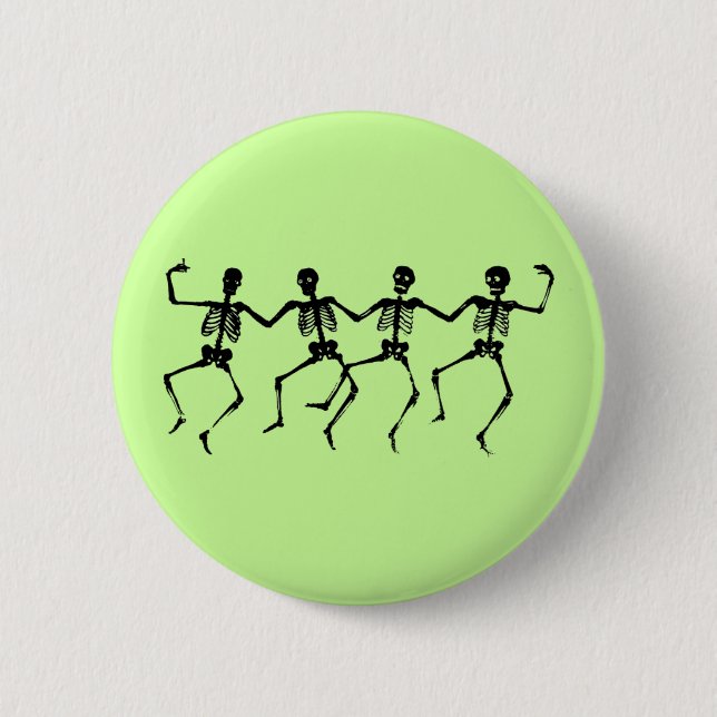 Dancing Skeletons Button (Front)