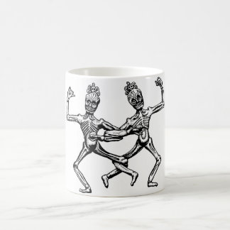 Dancing Skeletons Café Mug