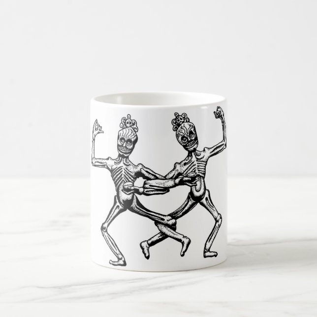 Dancing Skeletons Café Mug (Centre)